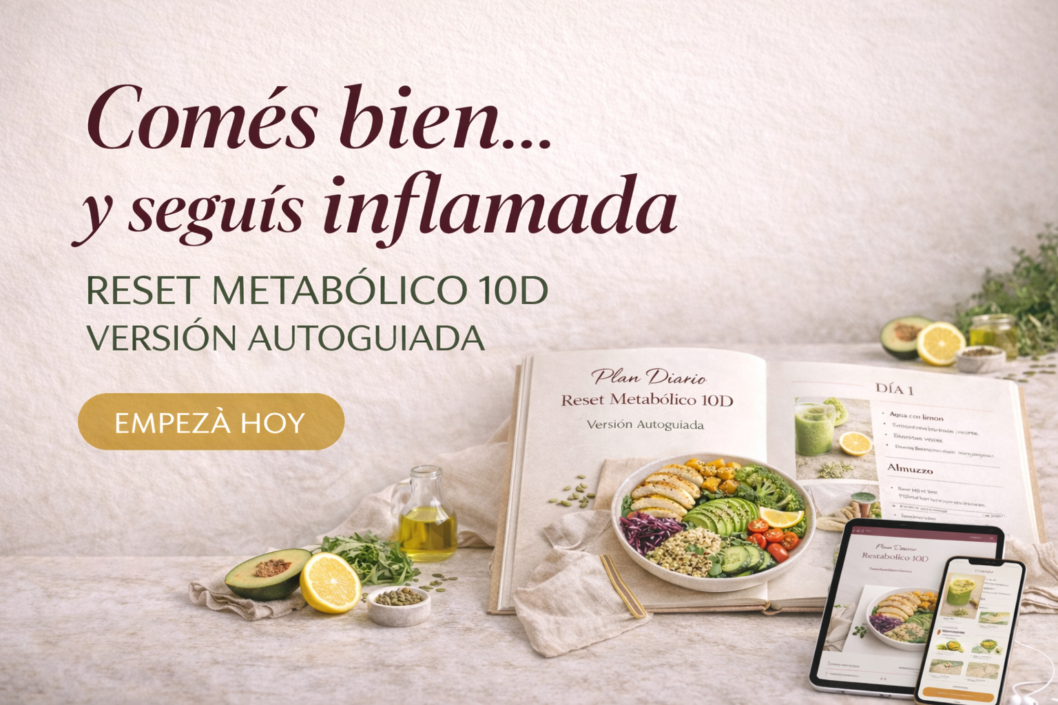 DESINFLAMÁ TU CUERPO EN 10 DÍAS - Seguilo a tu Ritmo